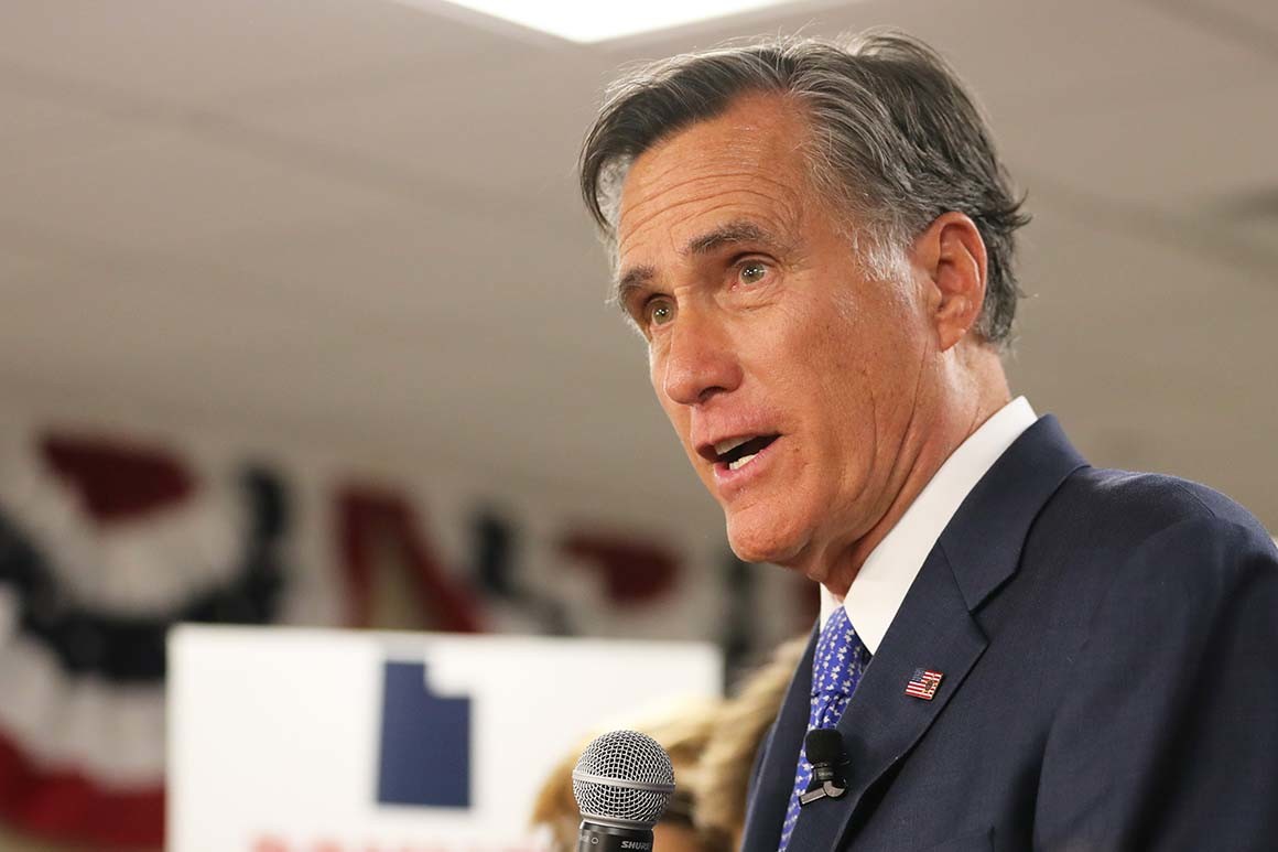 Mitt Romney begynder sin i Senatet med skarp kritik af Præsident Trump -